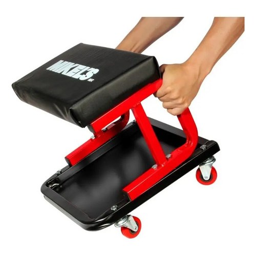 SILLA BANCO CON DEPÓSITO PARA HERRAMIENTAS 4 RUEDAS 130 KG N/A - Imagen 2