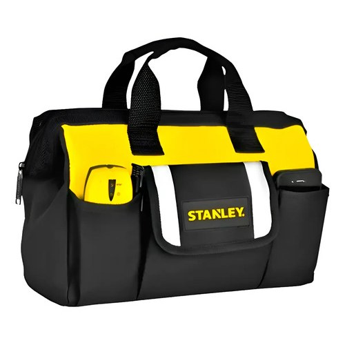 BOLSA DE HERRAMIENTAS STANLEY 16X9X12 PULG STST516126 AMARILLO