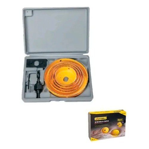 SIERRA COPA 8 PCS PERFORACION EN MADERA - PLASTICO - YESO
