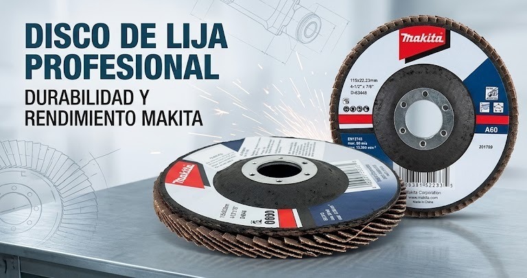DISCO FLAP 4 1/2" OXIDO ALUMINIO GRANO 60