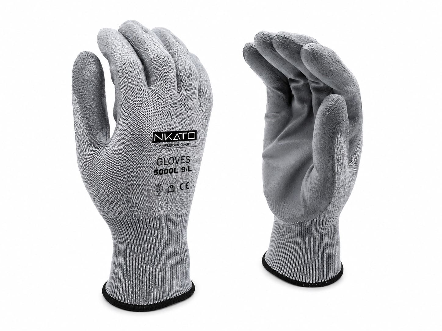 GUANTE MULTIFLEX CUT-5 TALLA 9 L GRIS