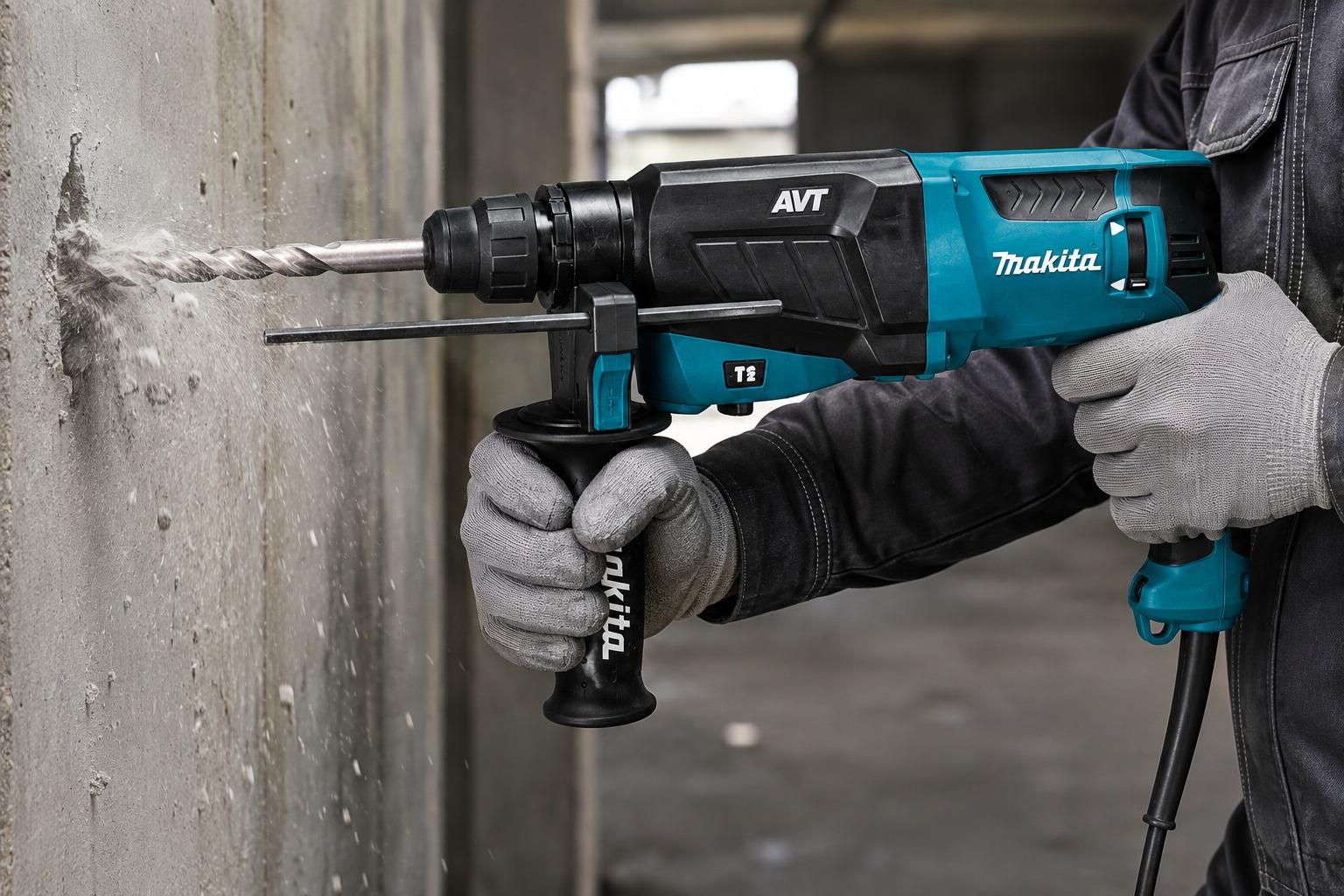 TALADRO ROTOMARTILLO SDS PLUS R REF. HR2631F MAKITA - Image 3