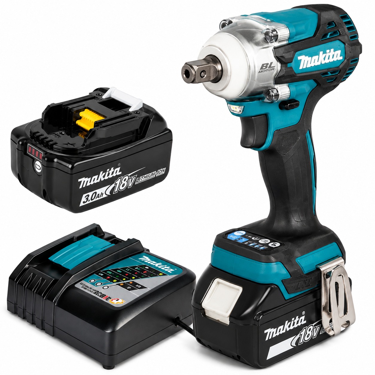 DTW301Z +PILA 3AMP + CARGADOR MAKITA