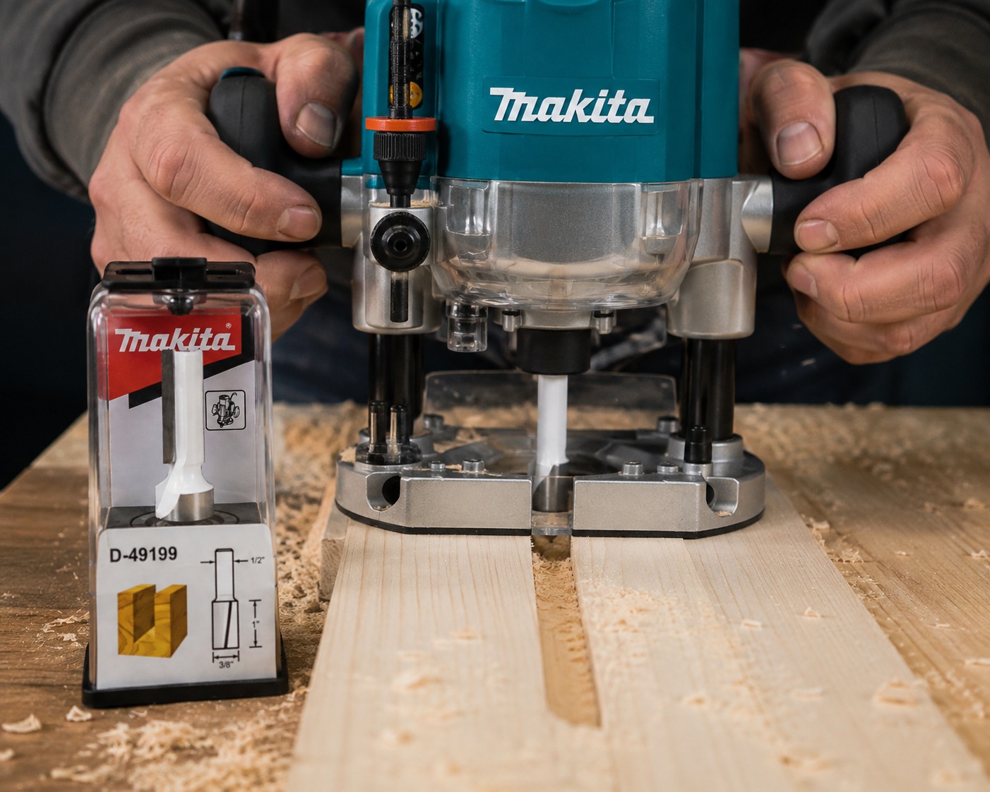 FRESA PARA ACANALAR 3/8" ESP 1/2" MAKITA - Image 2