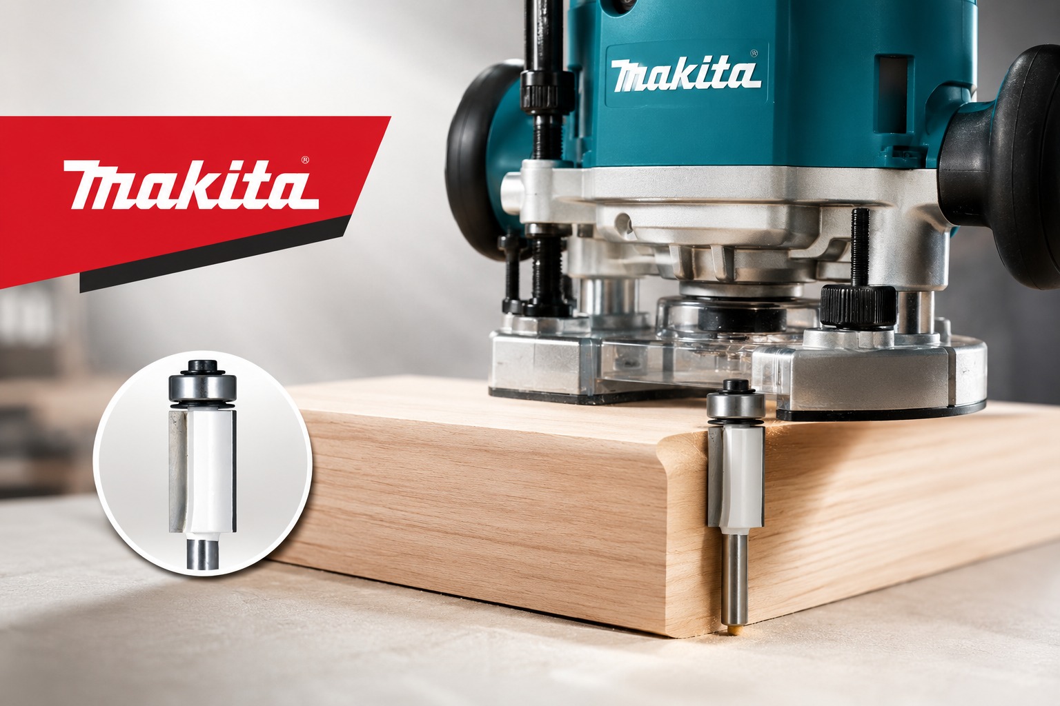 FRESA PARA REBORDEAR 3/8" ESP 1/4" MAKITA - Image 2
