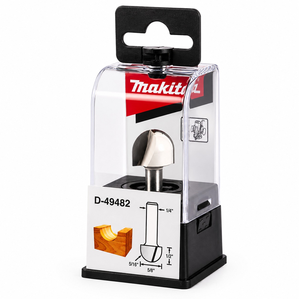FRESA MEDIA CAÑA 5/8" ESP 1/4" MAKITA