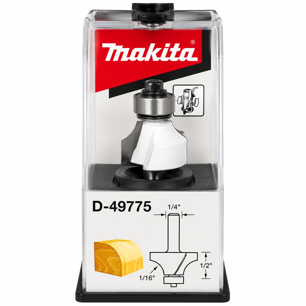 FRESA PARA BOCELAR 3/16" ESP 1/4" MAKITA