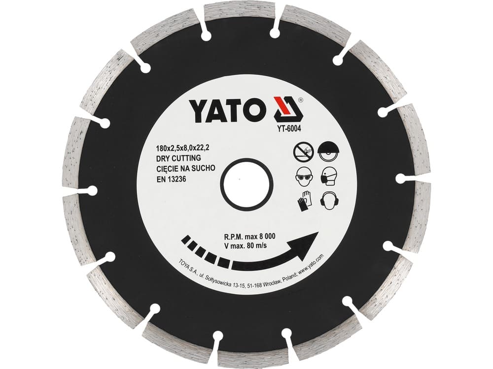 DISCO DIAMANTADO SEGMENTADO 7 YATO