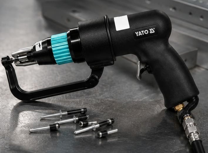 QUITA PUNTOS DE SOLDADURA NEUMATICO YATO - Image 5