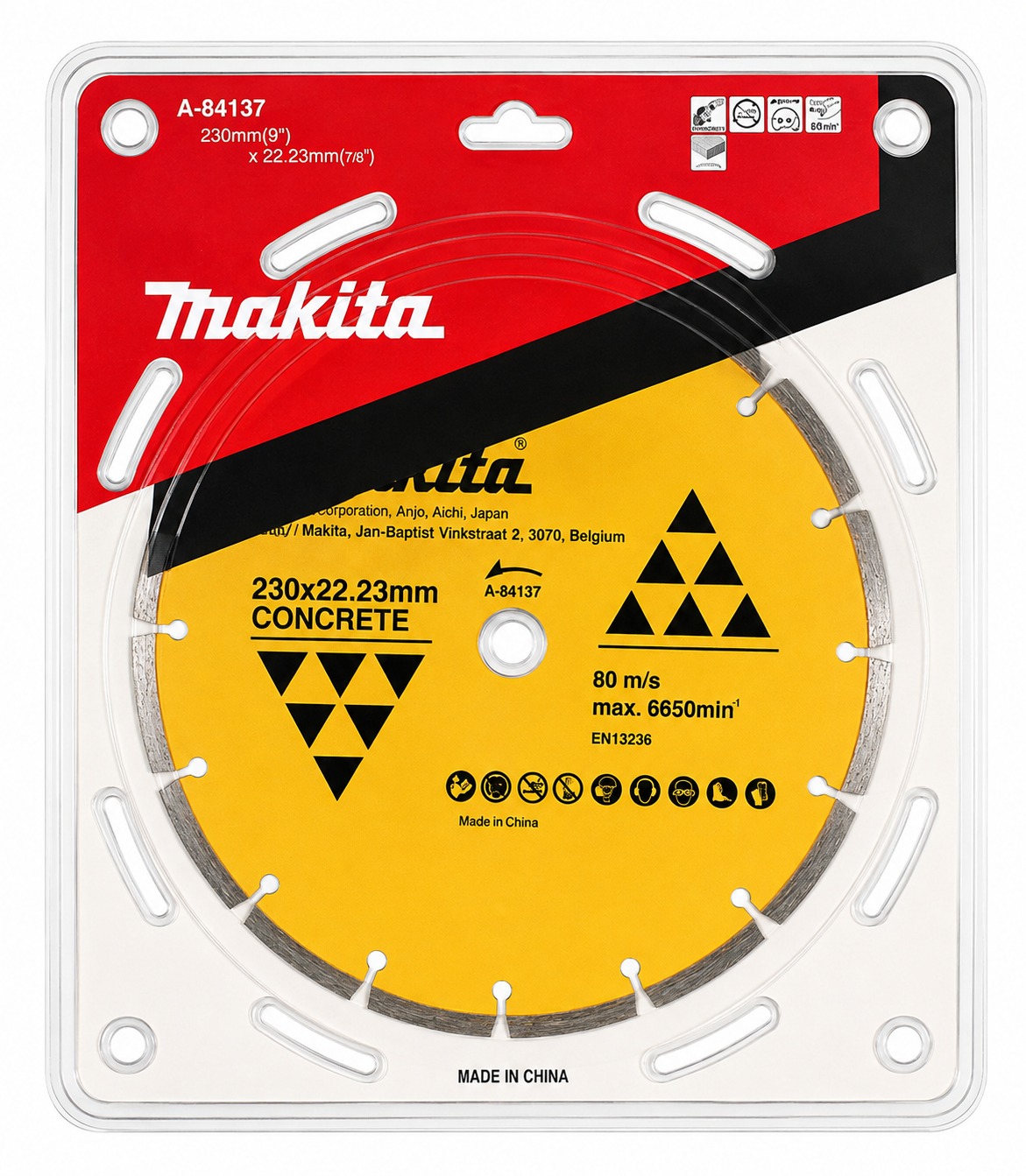 DISCO DIAMANTADO SEGMENTADO CONCRETO 9" MAKITA