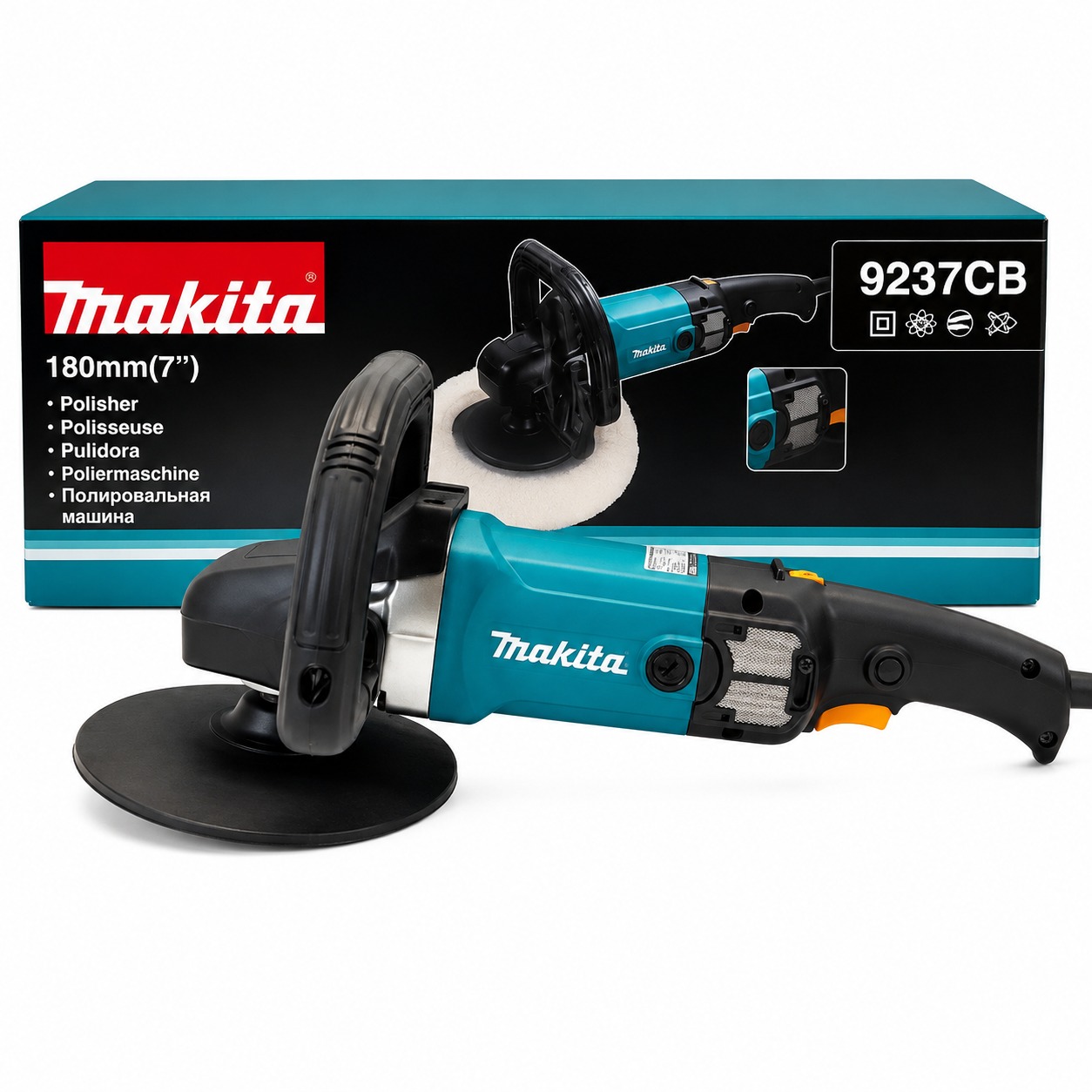POLICHADORA 7" 6 VELOCIDADES 0 - 3200 RPM REF.9237CB MAKITA