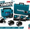 COMBO 18 VOLT TALADRO DHP453SYE + MINIPULIDORA DGA467RFJ MAKITA