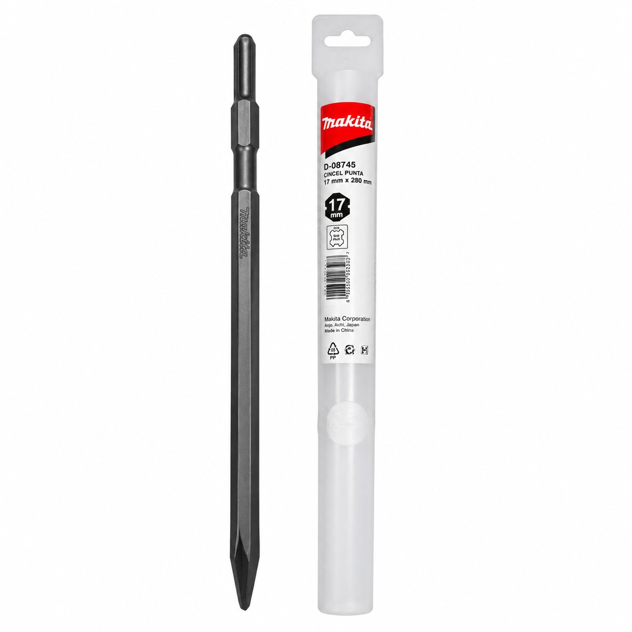 CINCEL PUNTA HEXAGONAL 17MM X 18" MAKITA