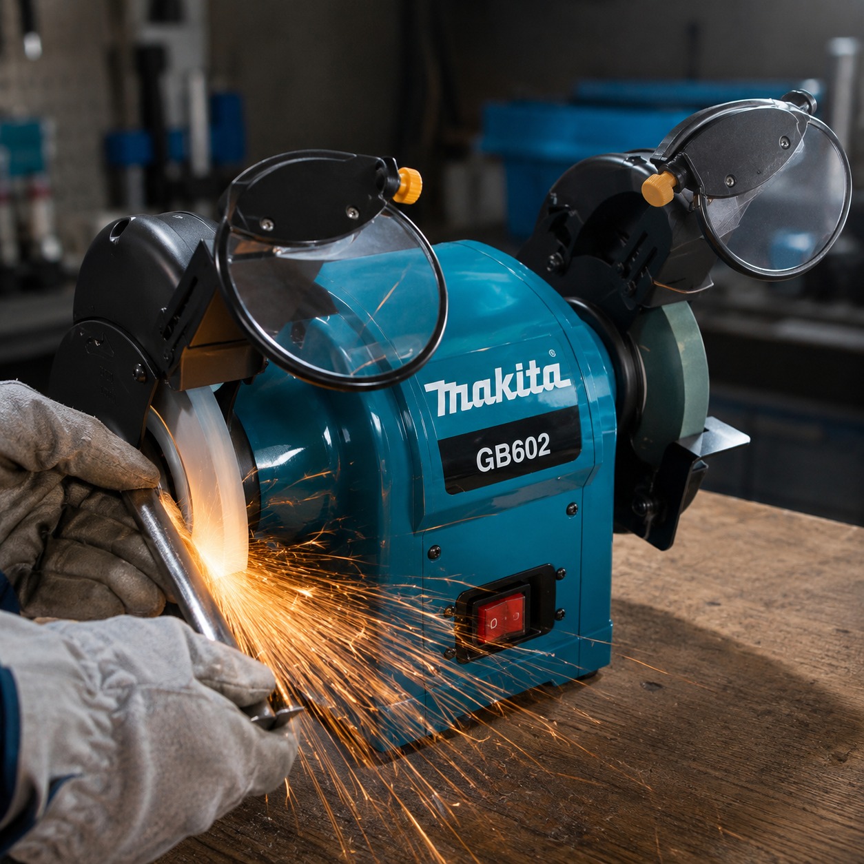 ESMERIL DE BANCO 6" 1/2HP 110VOLT REF: GB602 MAKITA - Image 3