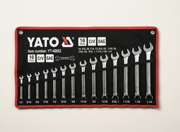 JUEGO DE LLAVES COMBINADAS YT-48852 YATO 16 PZS YATO