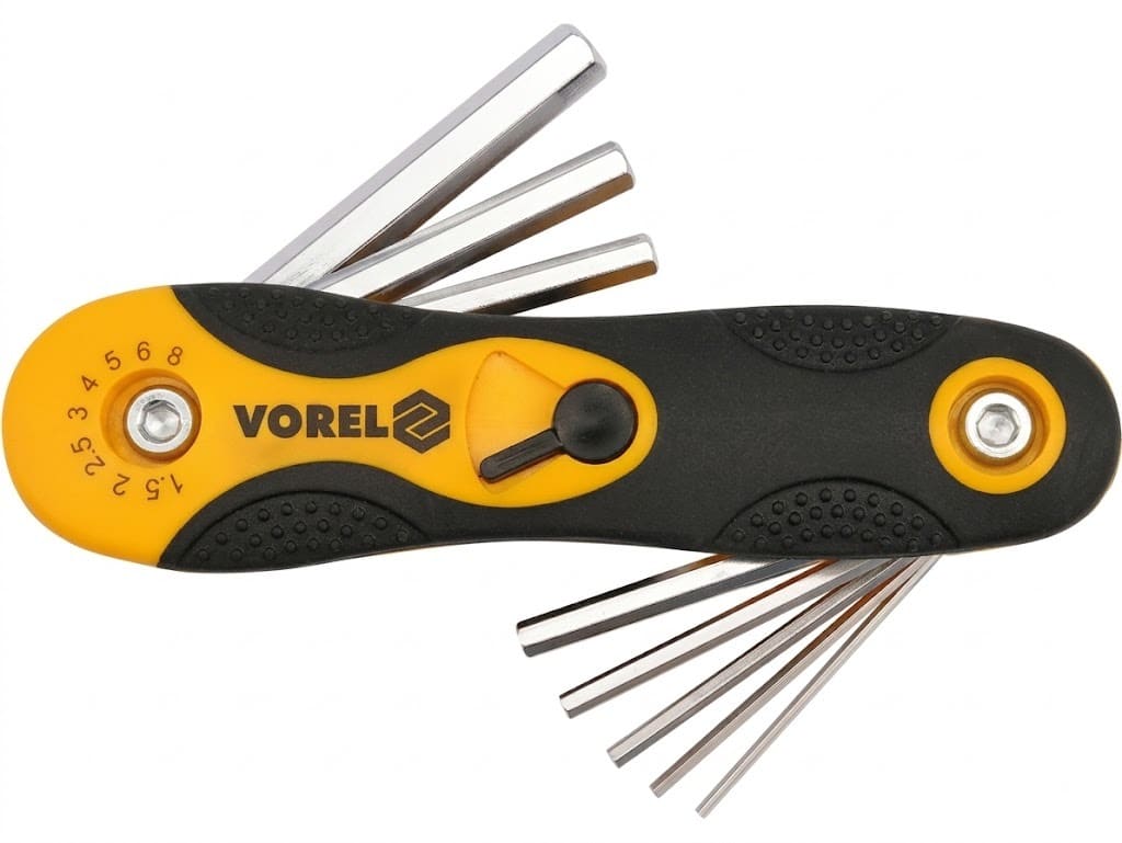 LLAVE BRISTOL JUEGO X8PZS 1.5 A 8MM 56506 VOREL