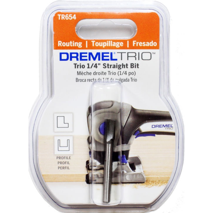 FRESA TRIO ACANALAR 1/4 DREMEL TR654