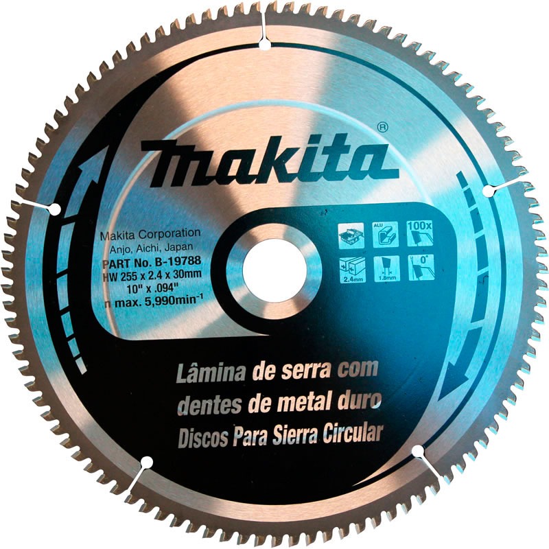 SIERRA CIRCULAR TUNGST. ALUMINIO 10 X 100 X 30MM REF B-19788 - Imagen 2
