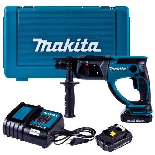 TALADRO ROTOMARTILLO RECARGABLE 18V + 2BAT 1.5AMP +CARGADOR REF DHR202SYE