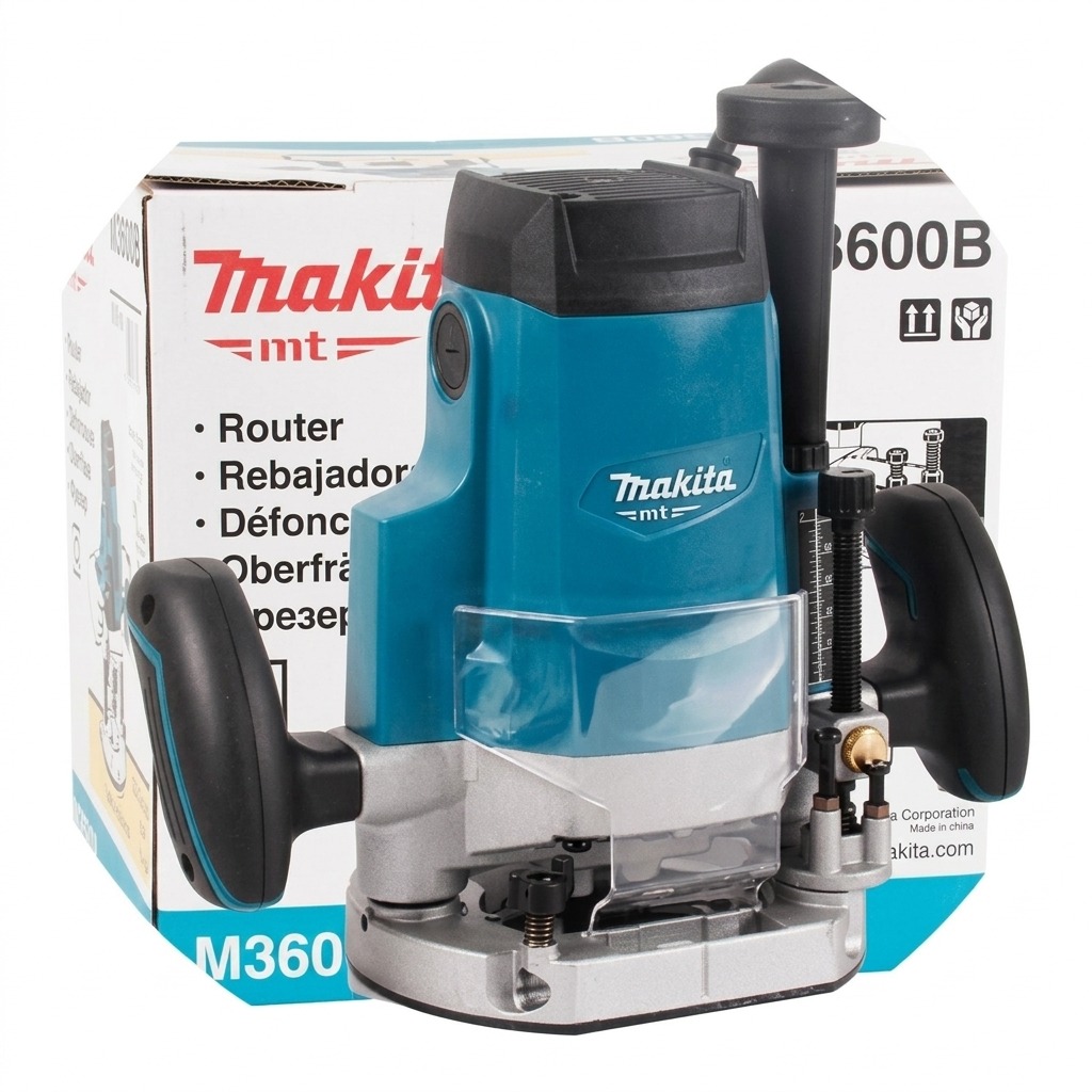 RUTEADORA PROFESIONAL 1650W COLLET 1/4 Y 1/2 M3600B MAKITA - Image 4