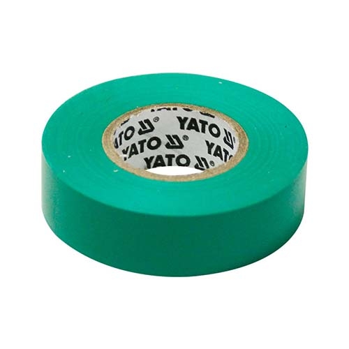 CINTA AISLANTE PVC 19 MM X 20 M VERDE YATO