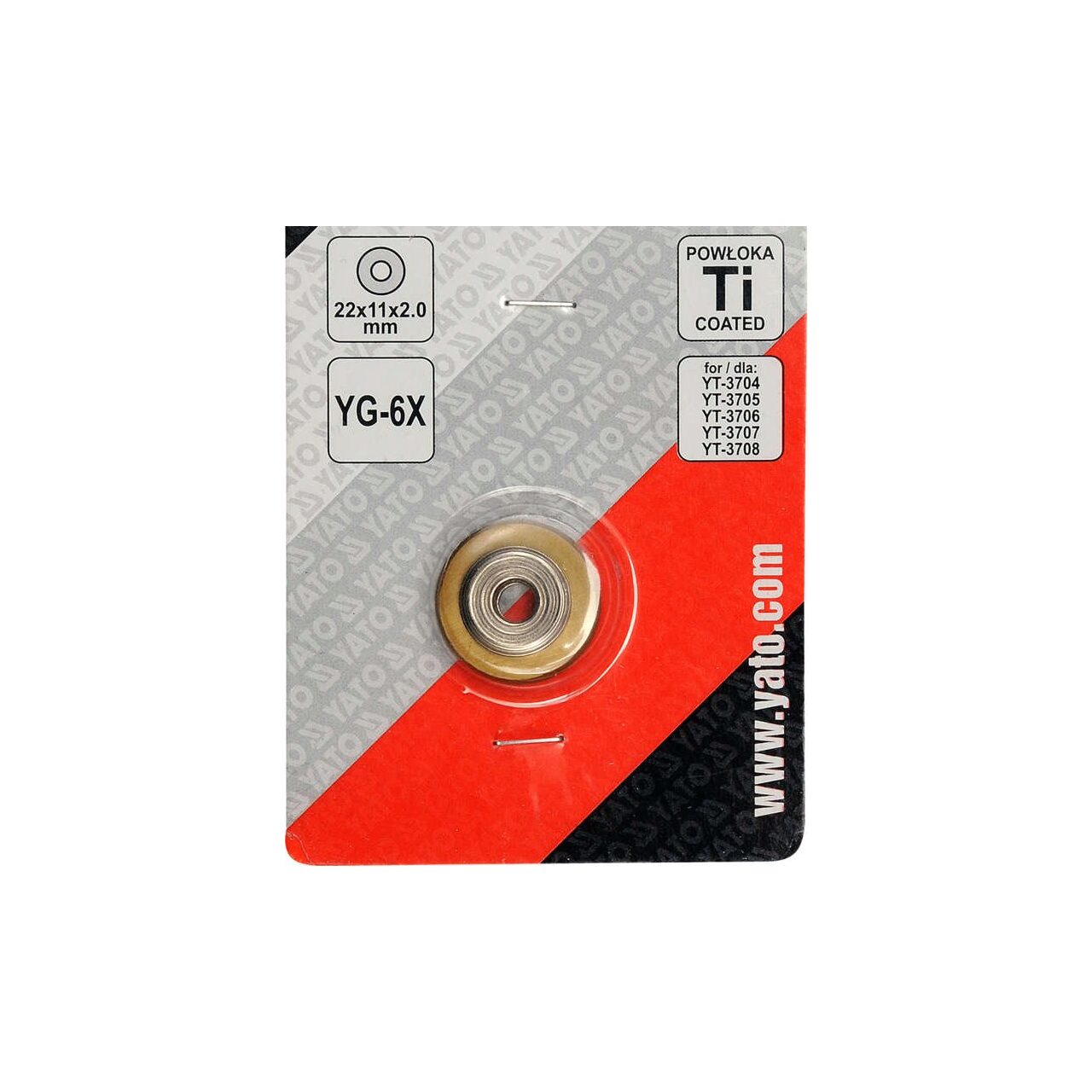 RODEL DE REPUESTO 22 X 11 X 2 MM PARA CORTABALDOSAS YATO