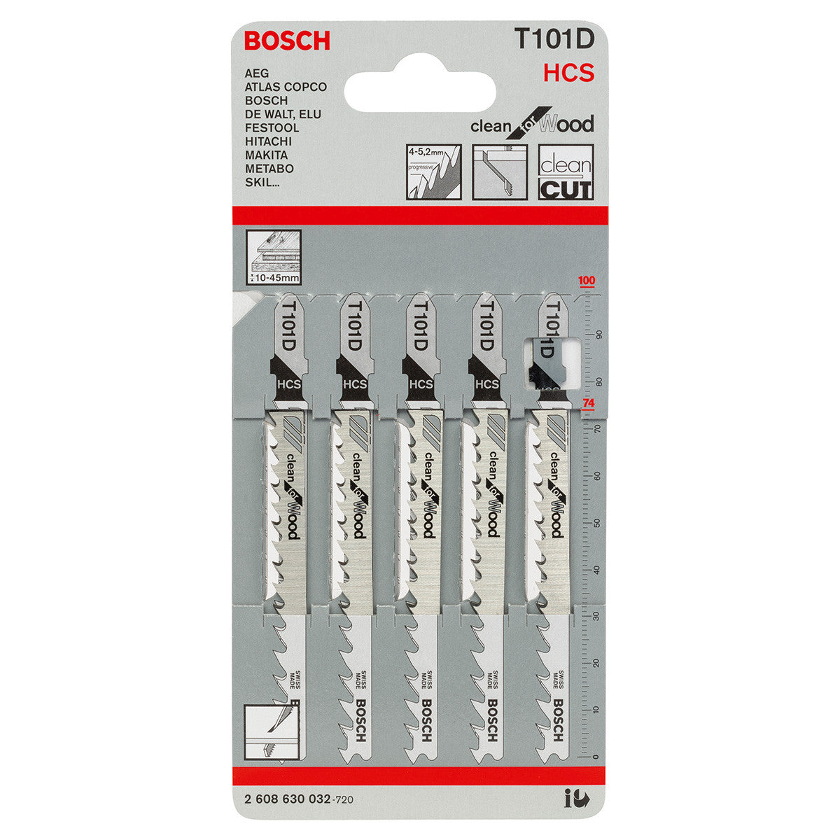 Hoja de sierra T101D Bosch Professional vista 3