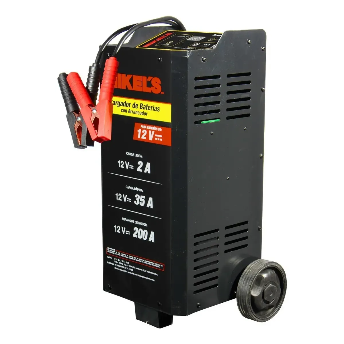 CARGADOR 12/24V AUTOMÁTICO + ARRANCADOR 200AMP MIKEL'S - Imagen 4