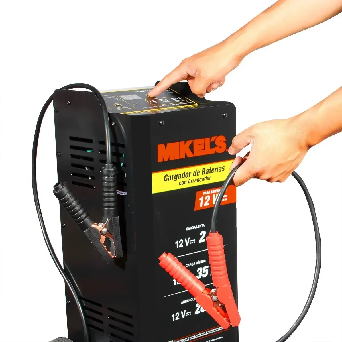 CARGADOR 12/24V AUTOMÁTICO + ARRANCADOR 200AMP MIKEL'S - Imagen 2