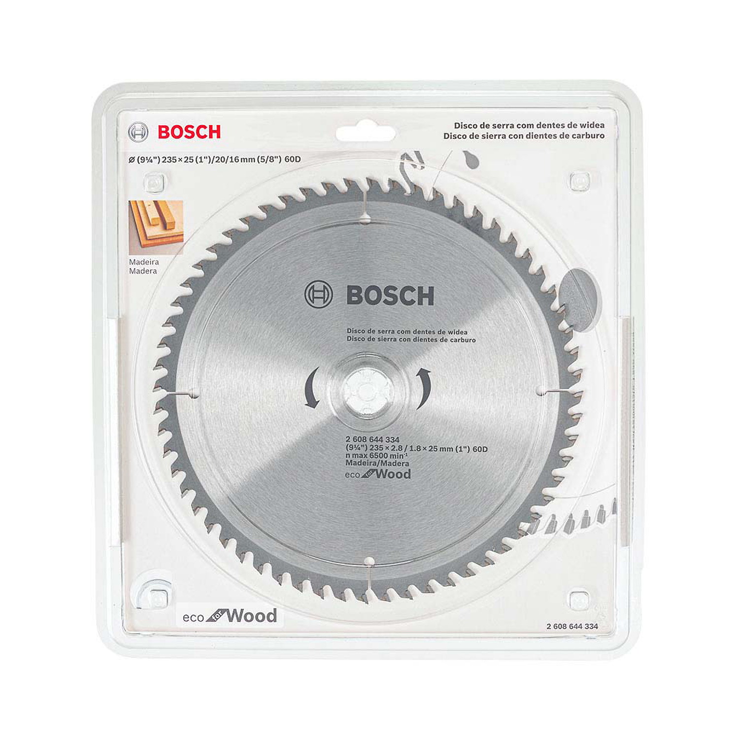 Sierra circular 2608644334 Bosch Professional vista 2