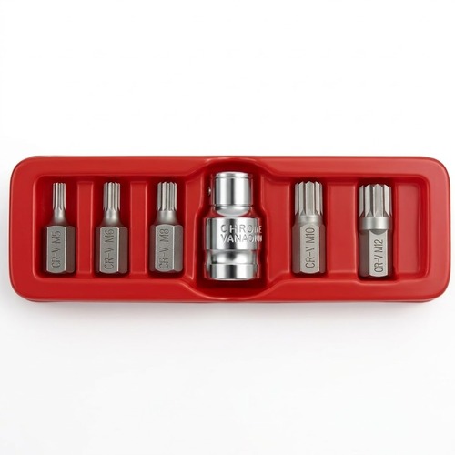 Punta Jgo x 6Pzs Spline M5-M12 VOREL - Imagen 4