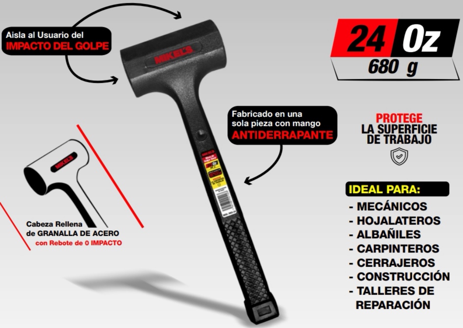 Martillo de golpe seco MIKEL´S