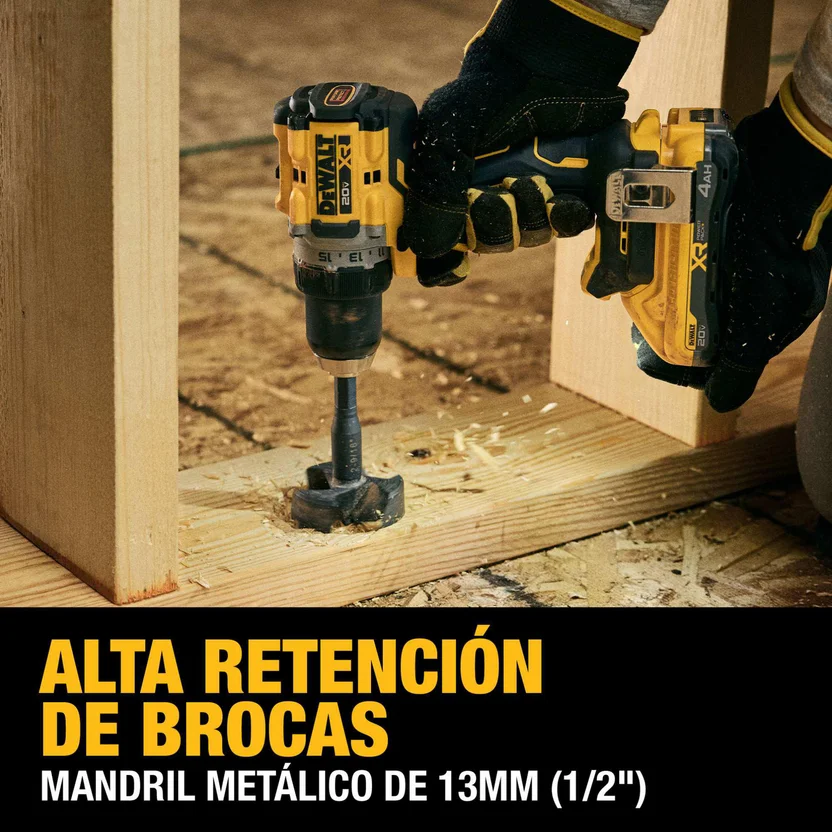 Taladro Rotacion 20V 1/2 + 2 Baterías 2 Ah DeWalt DCD801D2-B3 - Imagen 9