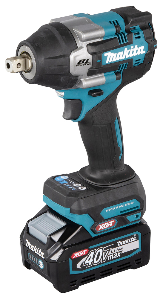LLAVE IMPACTO CTE.1/2 XGT 40V +BL XPT 760N 2 BAT 4AH MAKITA
