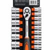 JUEGO DE COPAS 1/2" 19 PZS (8 A 32MM) VOREL
