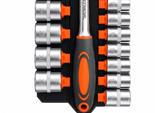 Juego de Copas 1/2" 19 Pzs (8 a 32mm) VOREL - Imagen 3