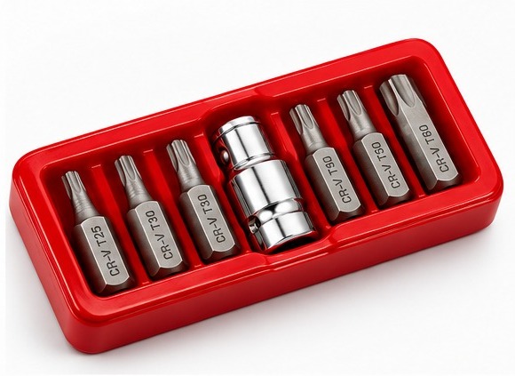 Punta Jgo x 7Pzs Torx T25-T55 VOREL - Imagen 2