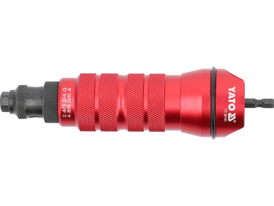 ADAPTADOR REMACHADORA PARA TALADRO YATO - Imagen 2