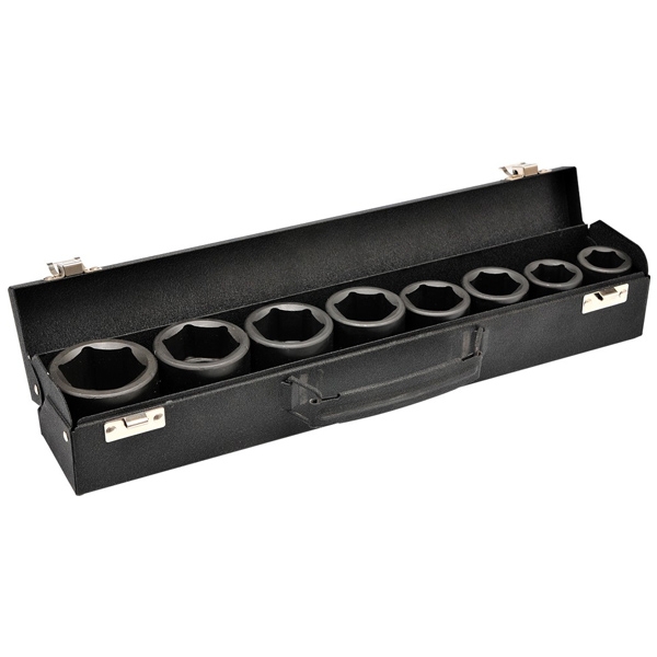 JUEGO DE COPAS DE IMPACTO 3/4" 8 PIEZAS 22-41 MM CRMO YATO