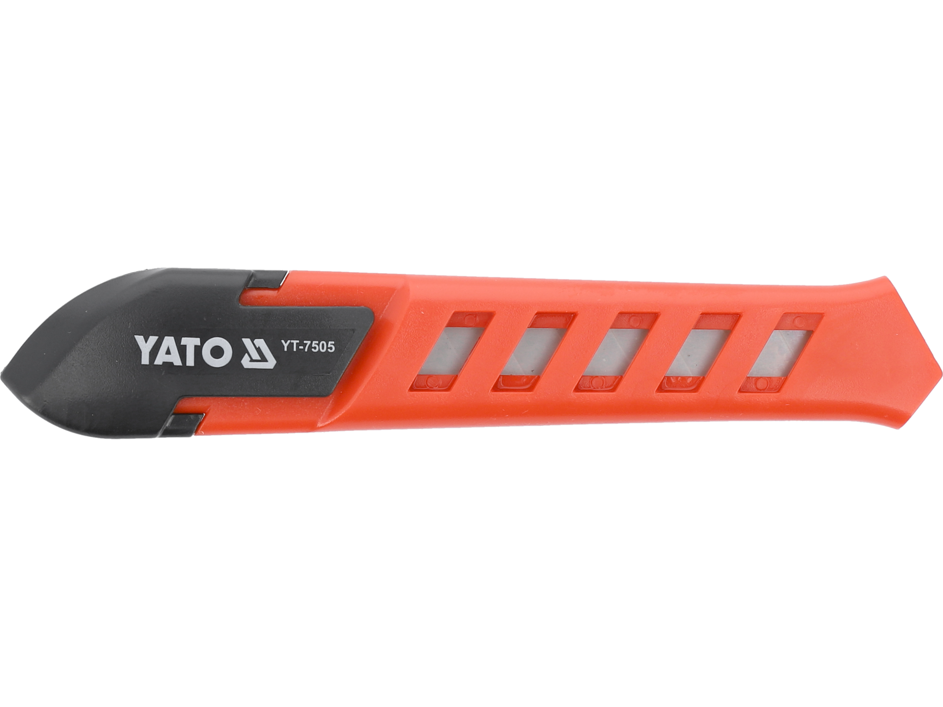 CUCHILLO CARTONERO PLÁSTICO 18 MM HOJA SK2 YATO - Imagen 2