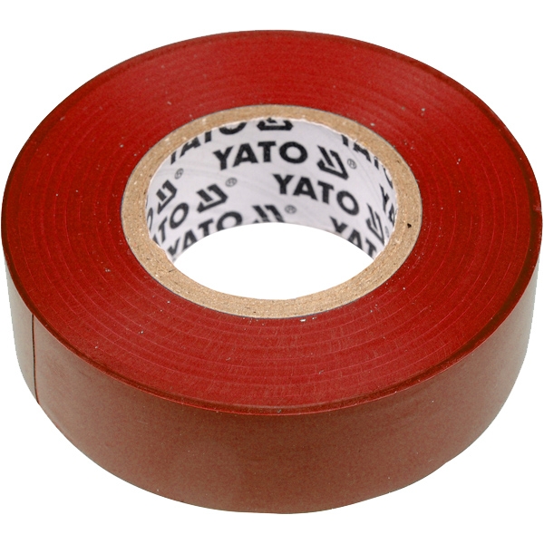 CINTA AISLANTE PVC 19 MM X 20 M ROJA YATO
