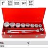 JUEGO DE COPAS 1" 14 PIEZAS 46-80 MM HEXAGONALES YATO