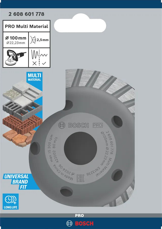 Copa diamantada 2608601778 Bosch Professional vista 2