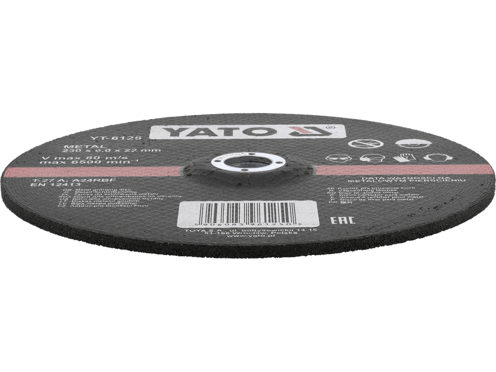 Disco de desbaste metal YATO — vista 3