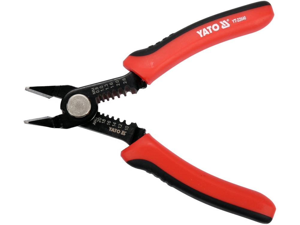 Alicate cortafrío con pelacable YATO