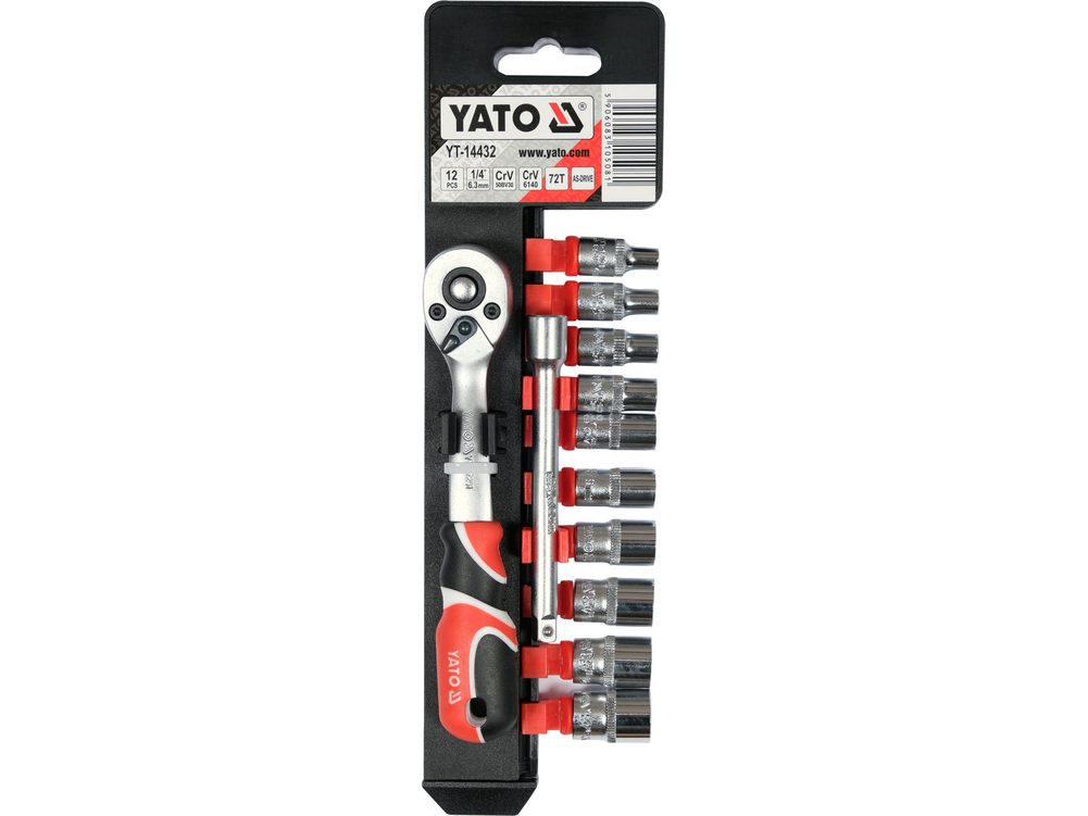 Juego de copas 1/4" YATO