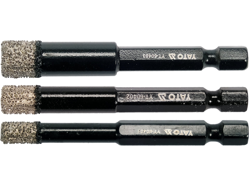 Juego brocas diamantadas 6, YATO