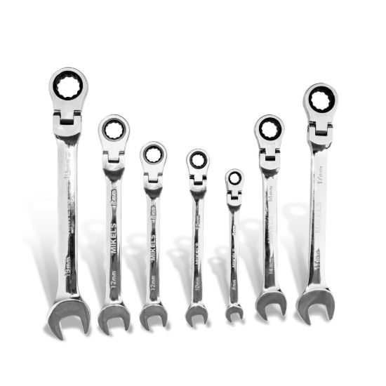 Llave combinada ratchet flexible MIKEL'S