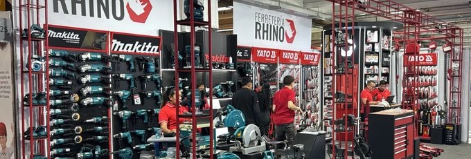 Stand 527 de Ferretería Rhino en la feria