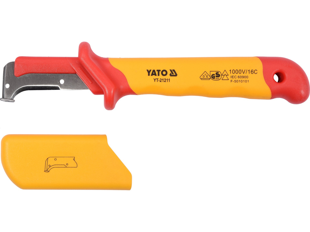 Cuchillo de electricista aislado YATO